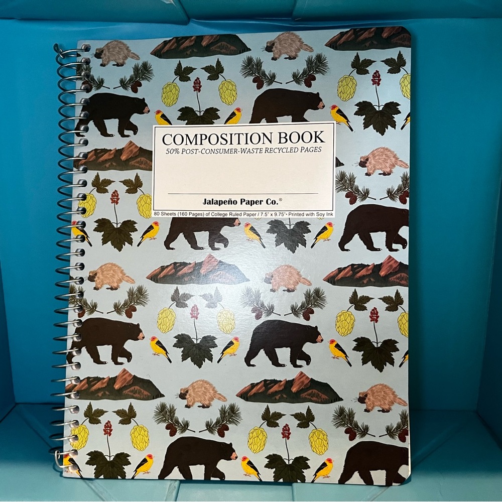 Jalapeño Paper Co. Boulder Spiral Composition Book